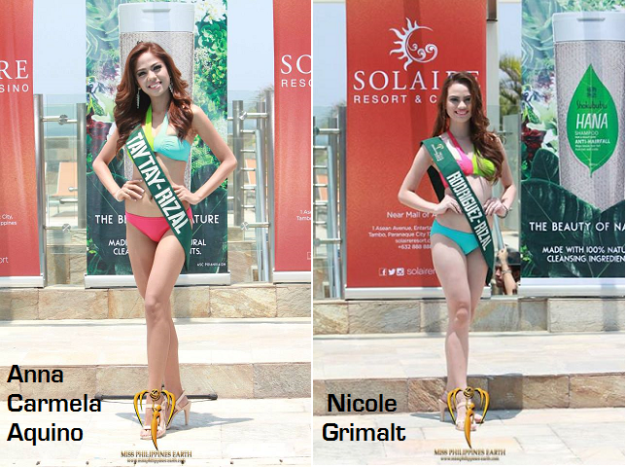 The two bets from Rizal Province represent experience for one (Anna Carmela) and first-time jitters (Nicole) for the other.